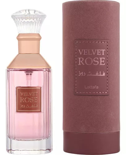 Perfume Velvet Rose feminino Lattafa 100 ml